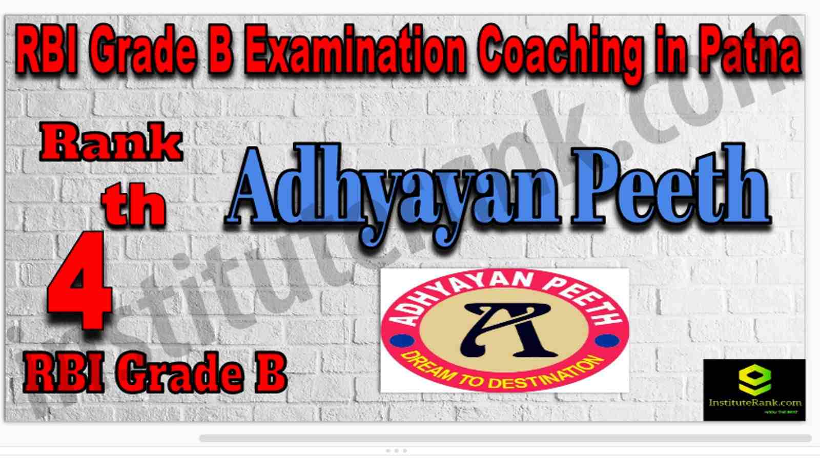 Rank 4th RBI Grade B Examination Coaching in Patna