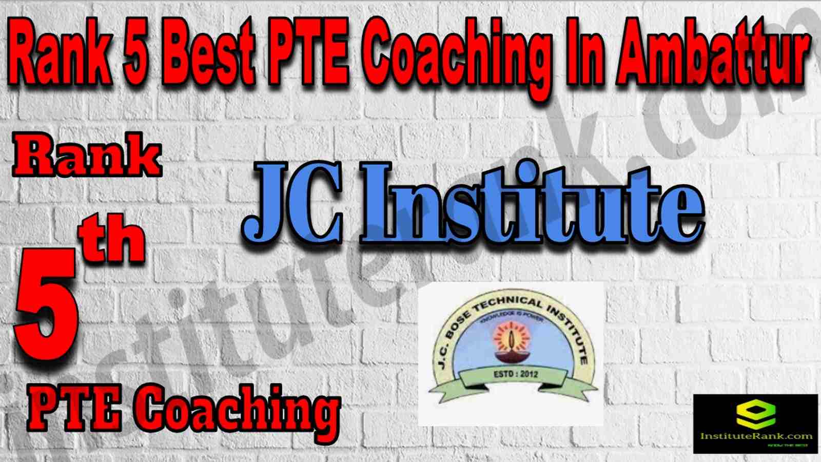 Rank 5 Best PTE Coaching In Ambattur