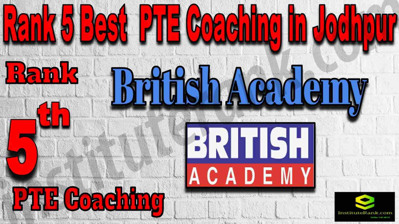Rank 5Best PTE Coaching In Jodhpur