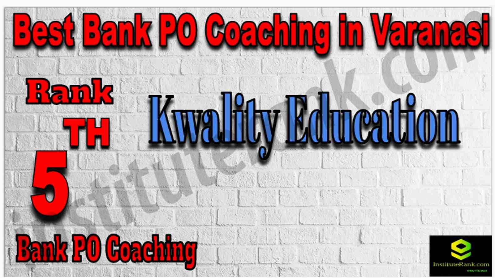 Rank 5th Best Bank PO Coaching in Varanasi
