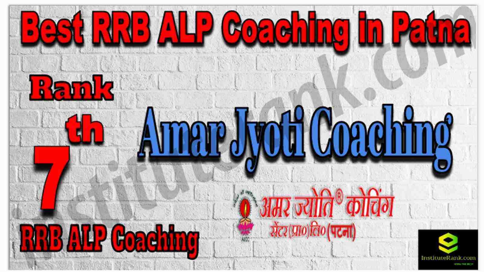 Rank 7th RRB ALP Coaching in Patna