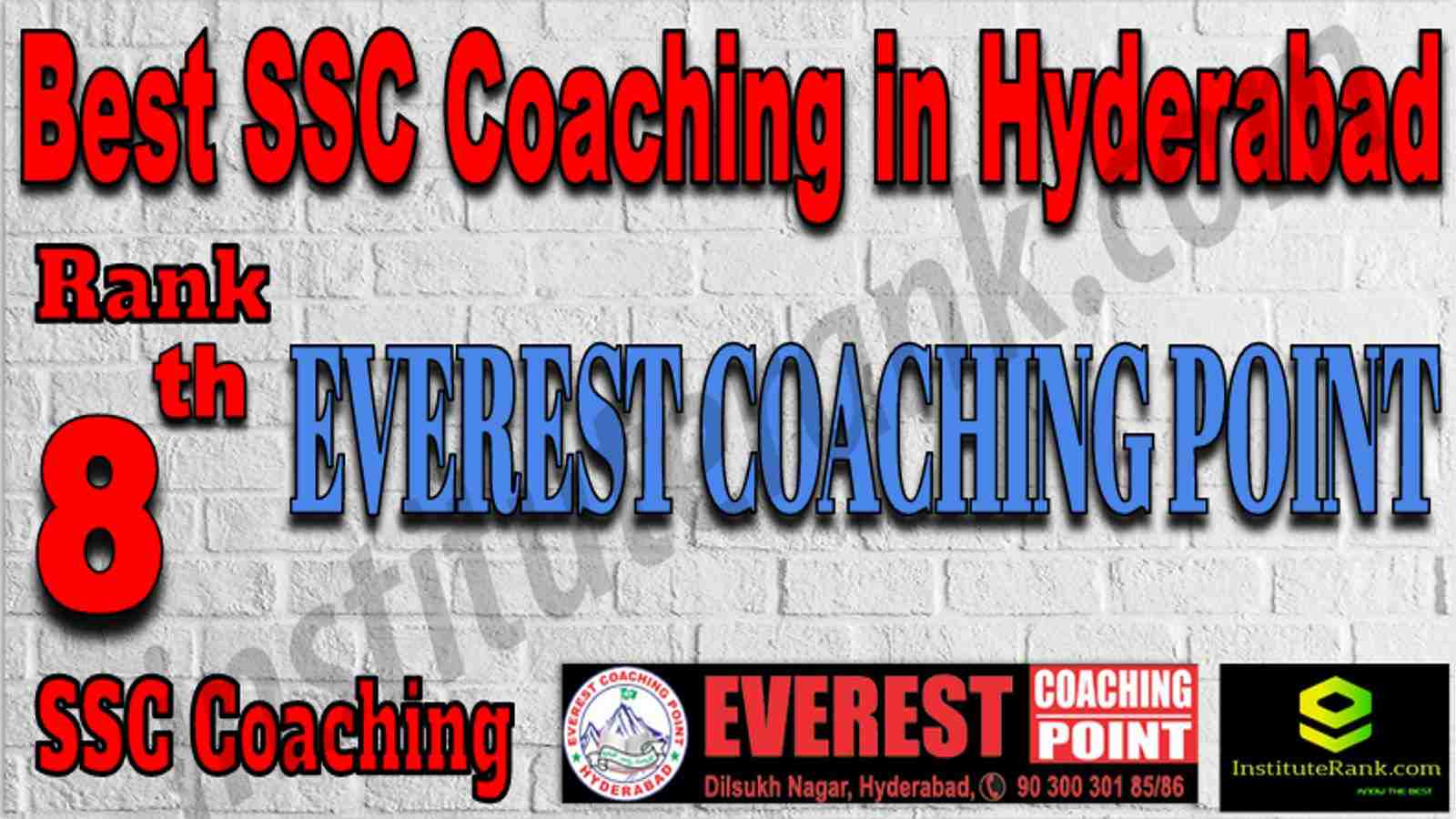 Rank 8 Best SSC Coaching in Hyderabad