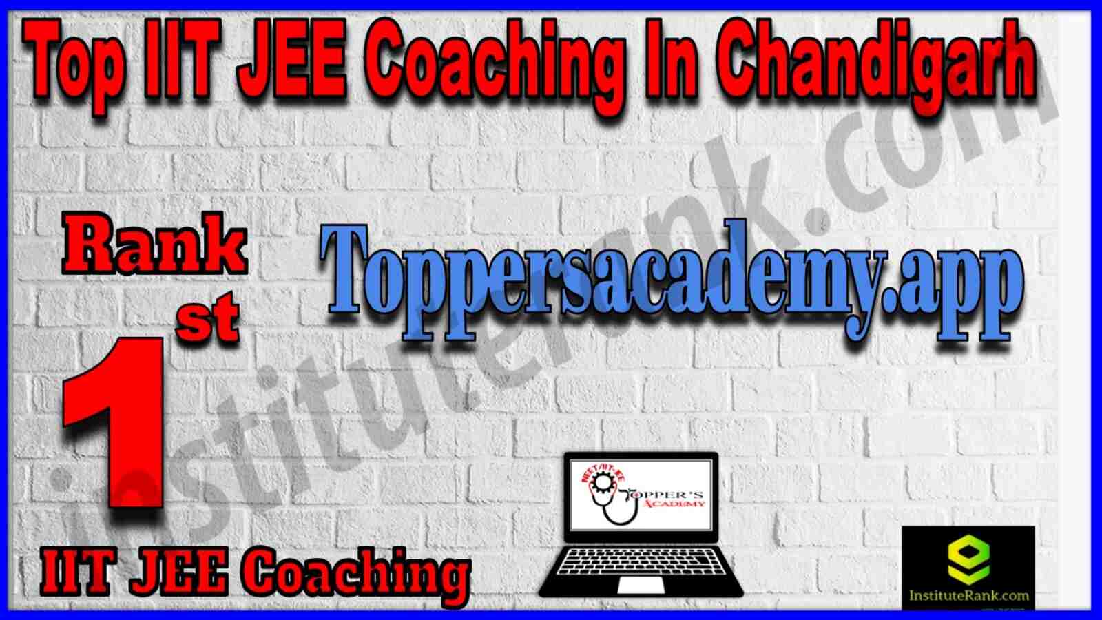 Rank 1 Top IIT JEE Coaching in Chandigarh