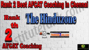 Rank 2. AFCAT Coaching in Chennai