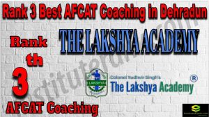 Rank 3. AFCAT Coaching in Dehradun