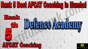 Rank 5 AFCAT Coaching in Mumbai