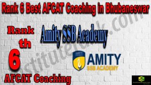 Rank 6 AFCAT Coaching Center in Bhubaneswar