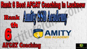 Rank 6 AFCAT Coaching in Lucknow