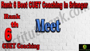 Rank 6 Best CUET Coaching in Srinagar