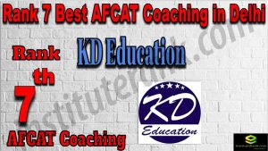 Rank 7. AFCAT Coaching in Delhi
