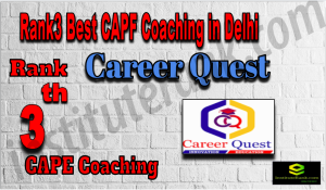 Rank3 Best CAPF Coaching In Delhi