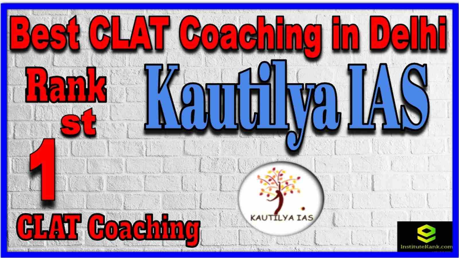 1st Rank Best CLAT Coaching in Delhi