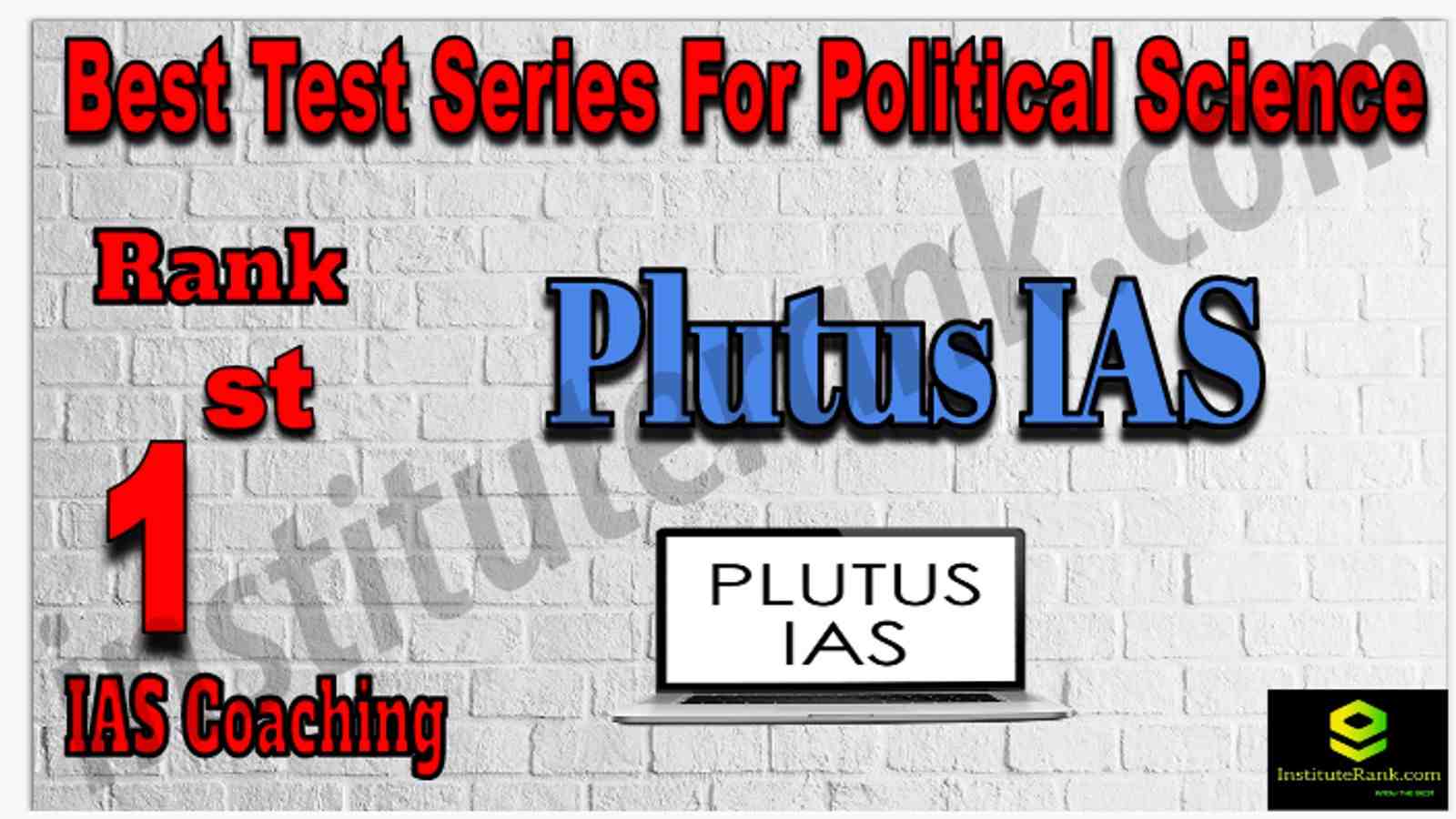 Rank 1 Best Test Series For Political Science
