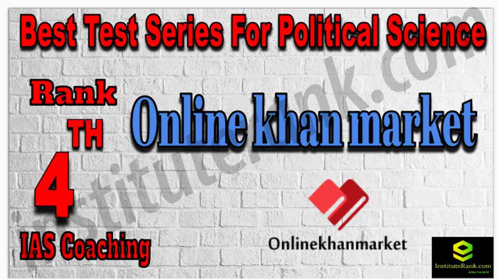 Rank 4 Best Test Series For Political Science