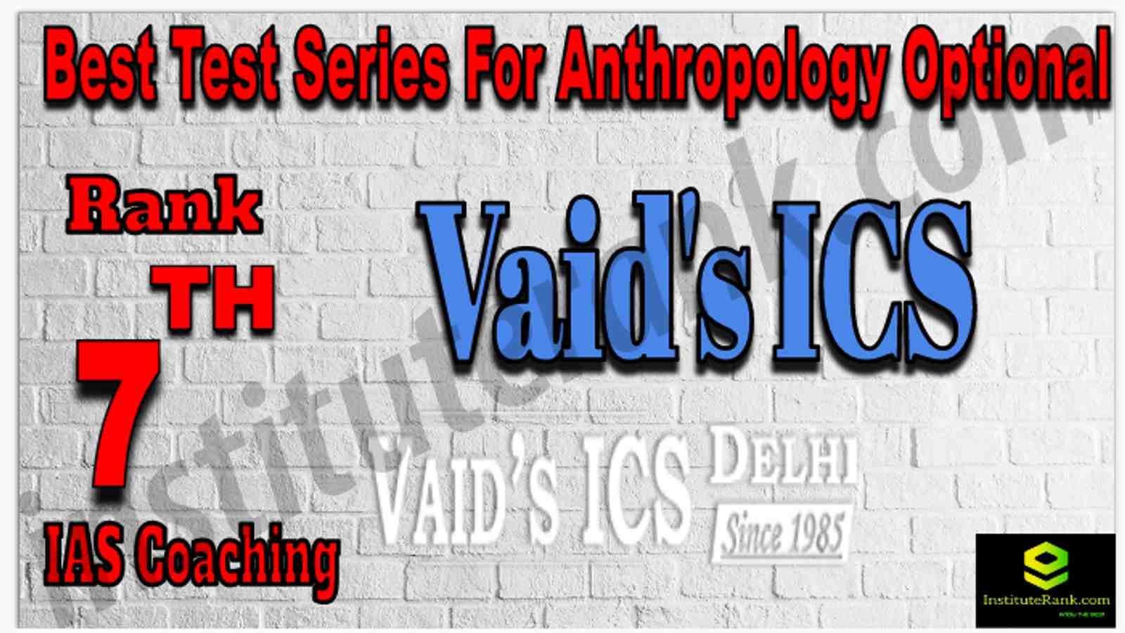Rank 7 Best Test Series For Anthropology Optional