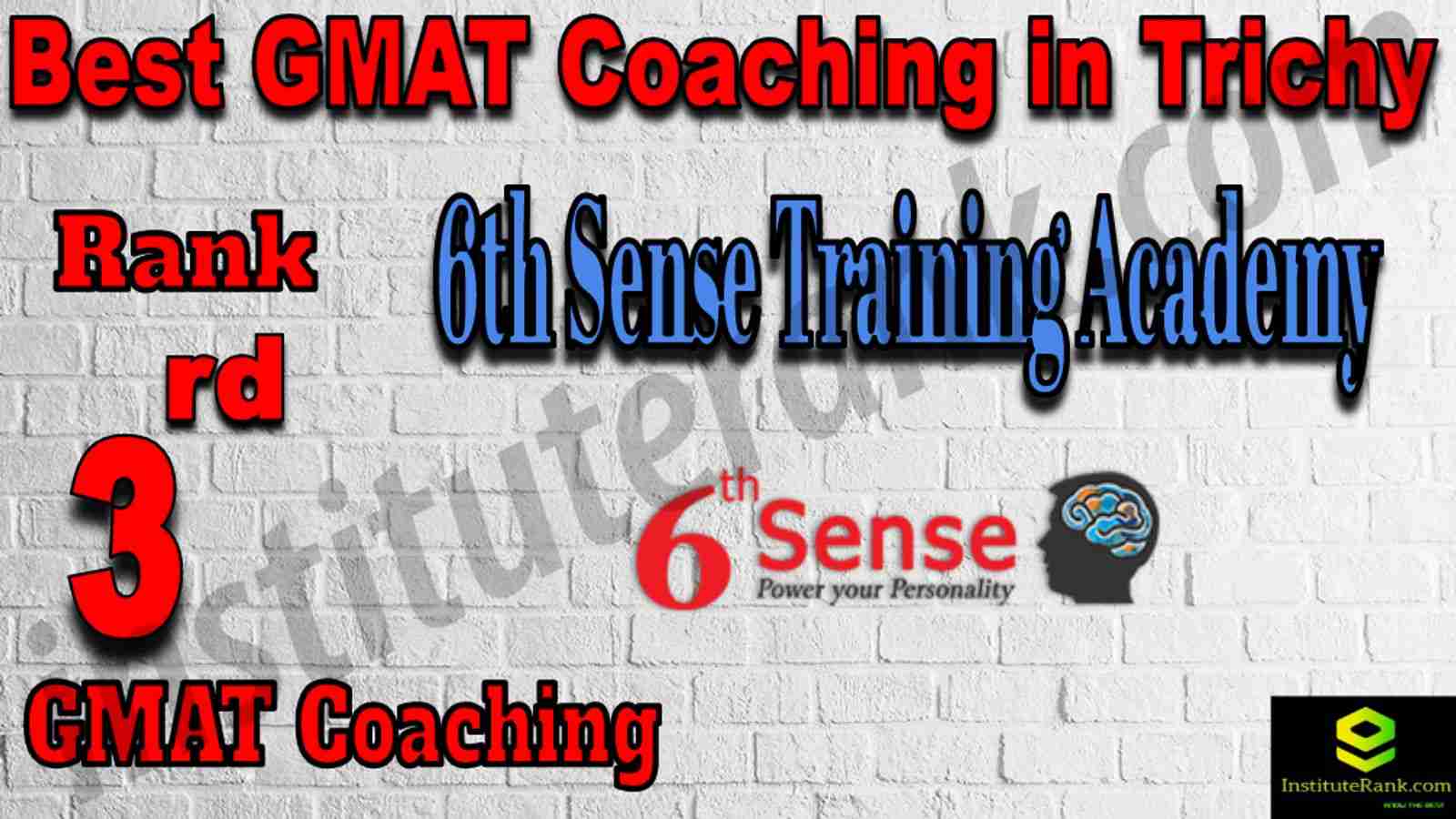 3rd Best GMAT Coaching in Trichy
