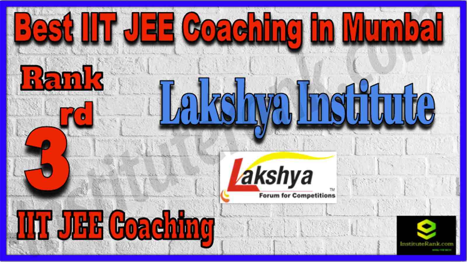 3rd Best IIT JEE Coaching in Mumbai 2023