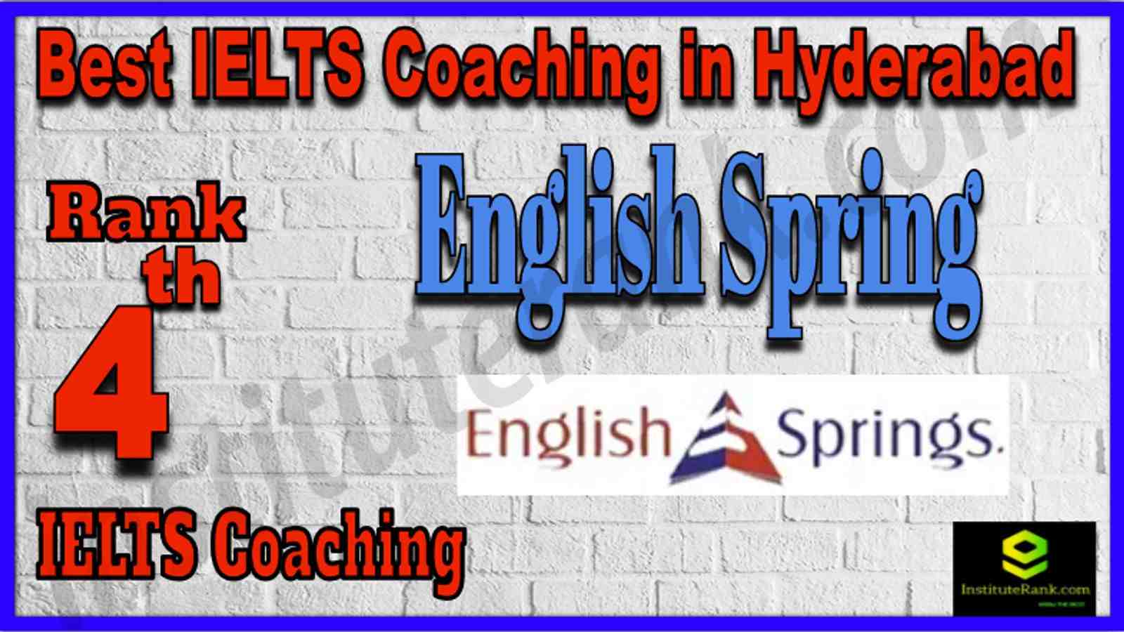 4th Best IELTS Coaching in Hyderabad 2022