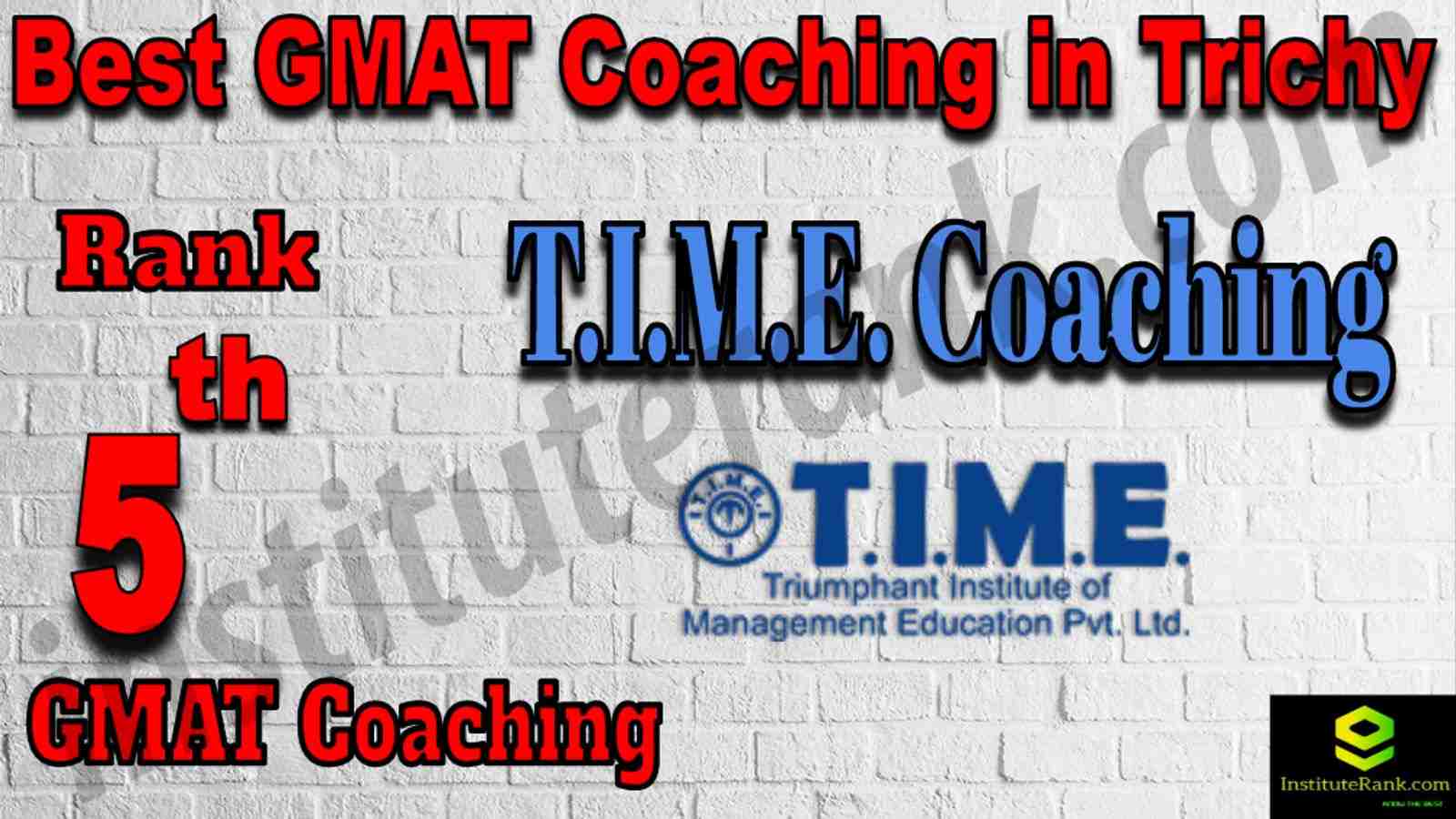 5th Best GMAT Coaching in Trichy