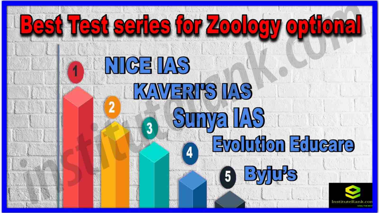 Best Test Series for Zoology optional