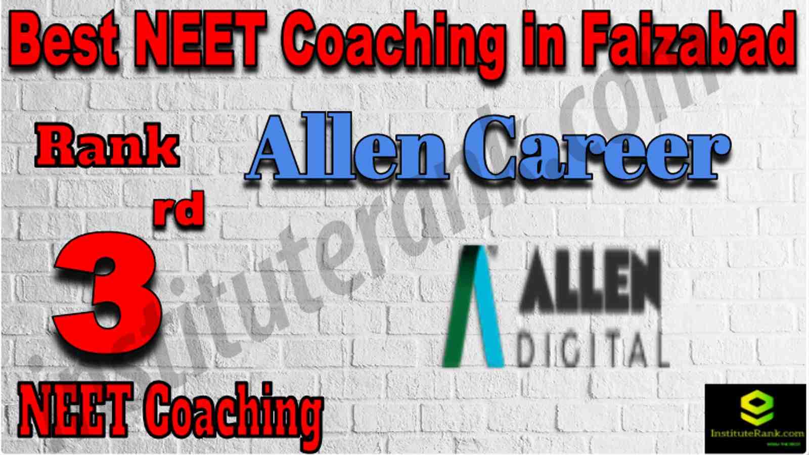 Rank 3 Best NEET Coaching in Faizabad