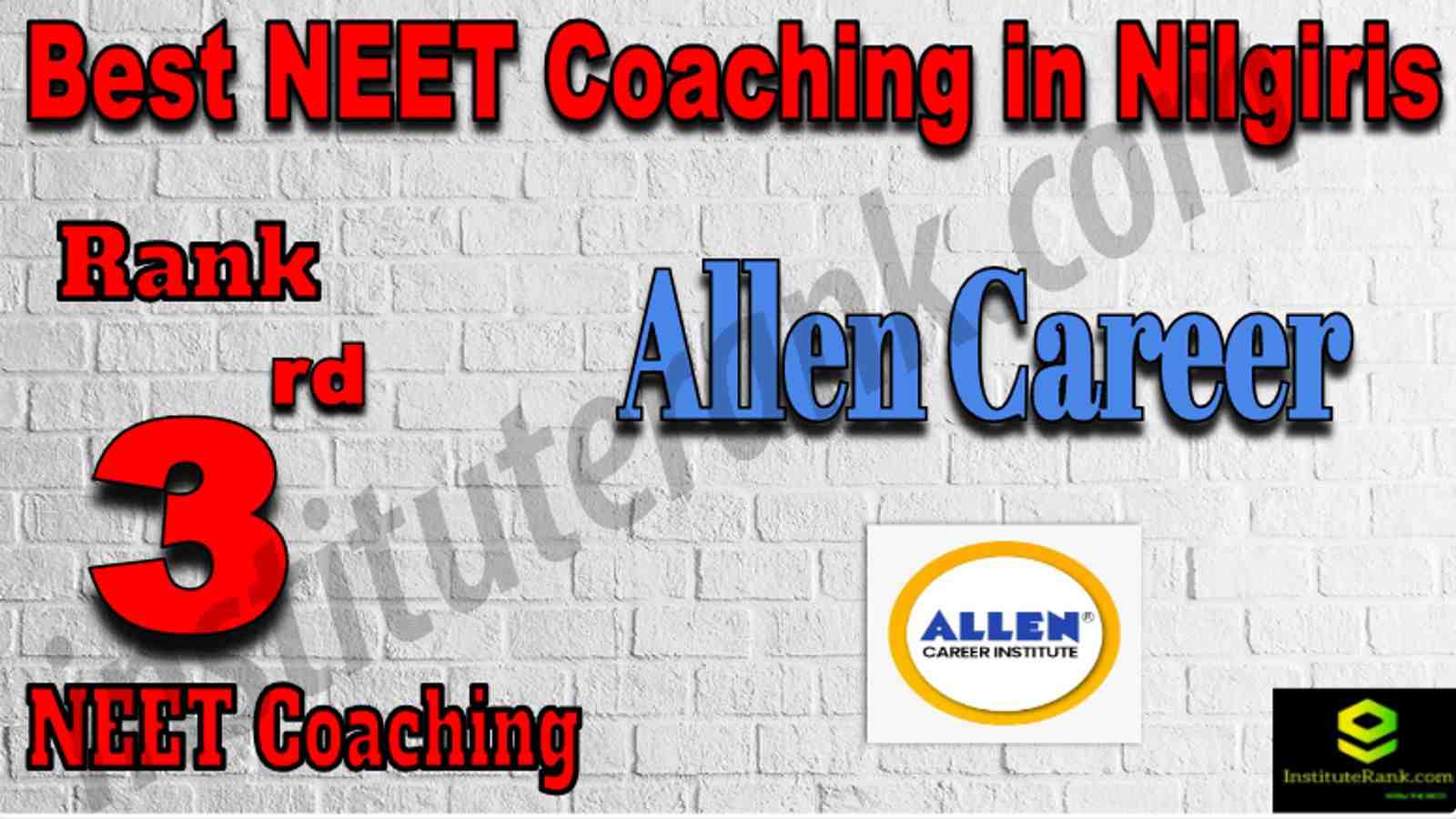 Rank 3 Best NEET Coaching in Nilgiris