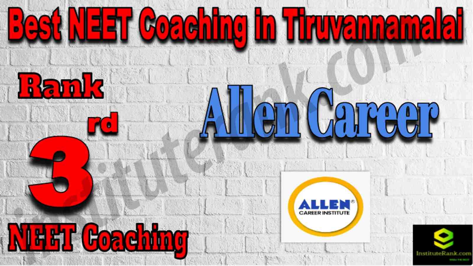 Rank 3 Best NEET Coaching in Tiruvannamalai