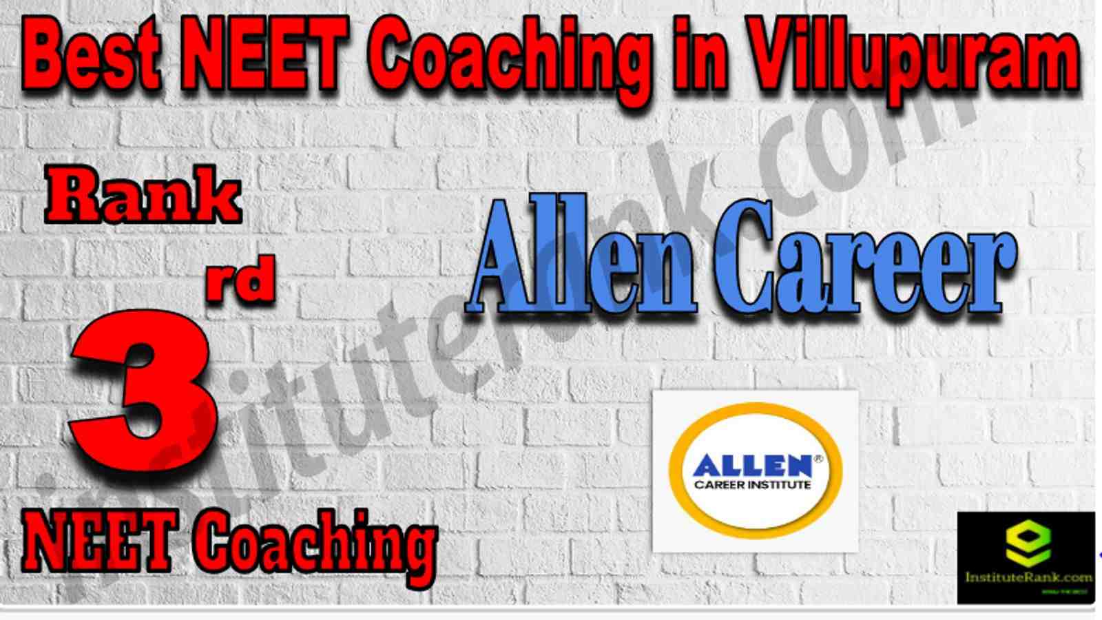 Rank 3 Best NEET Coaching in Villupuram