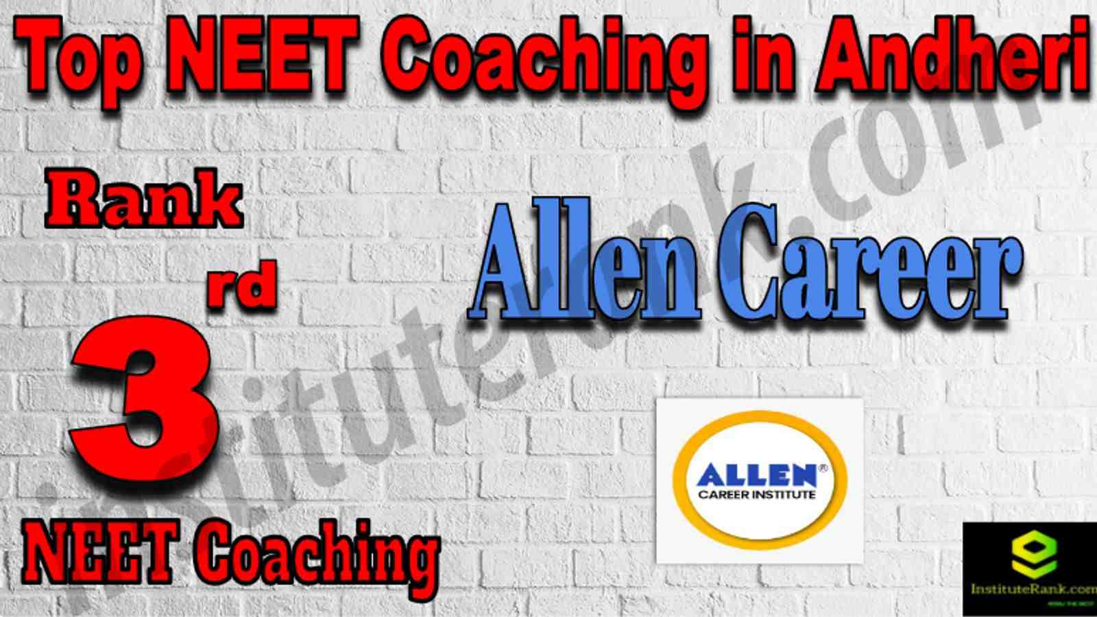Rank 3 Top NEET Coaching in Andheri