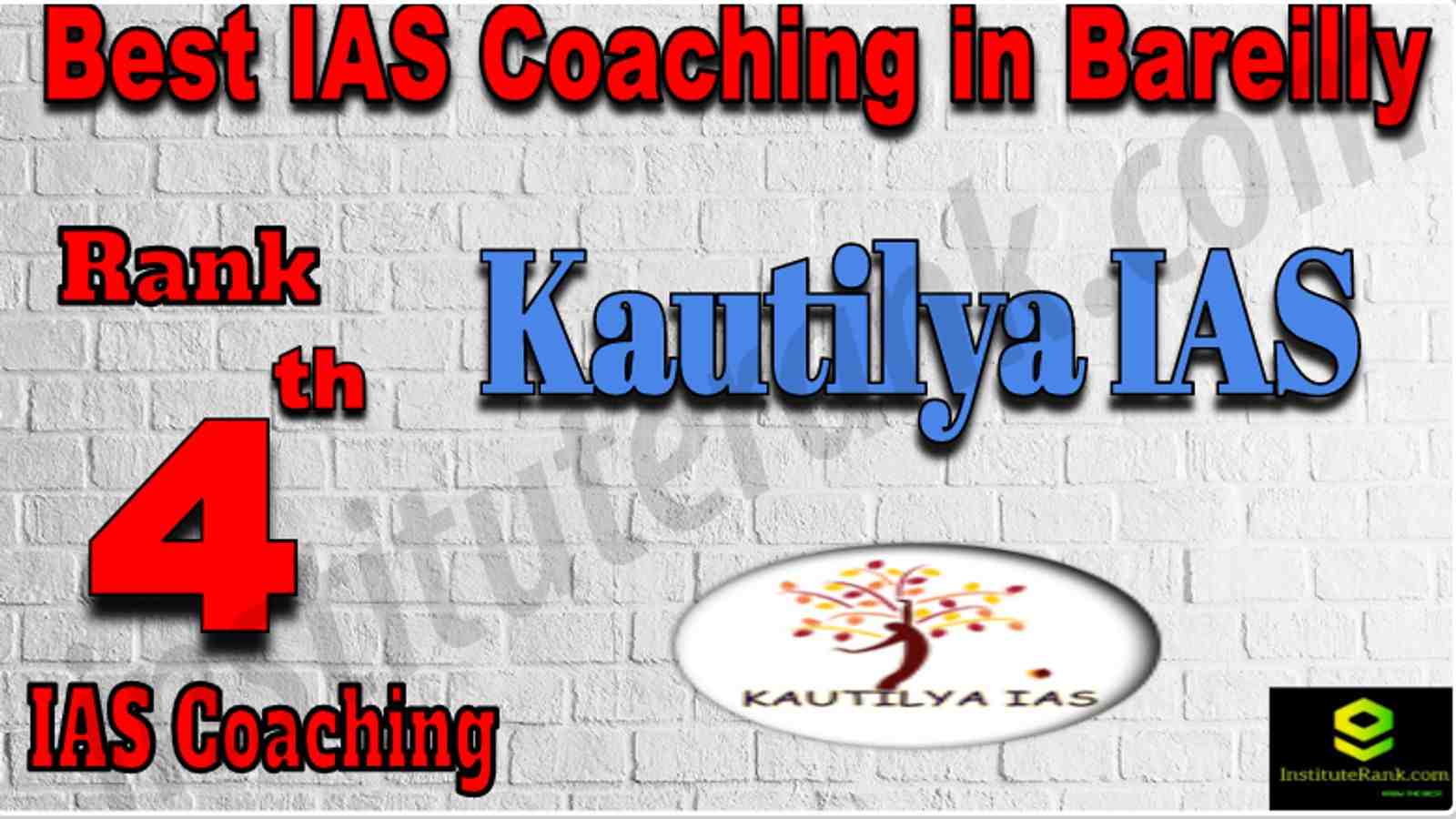 Rank 4 Best IAS Coaching in Bareilly
