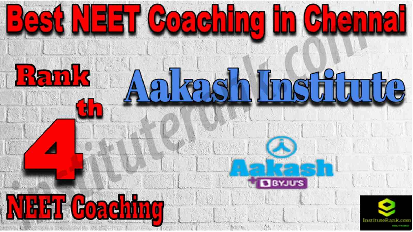 Rank 4 Best NEET Coaching in Chennai