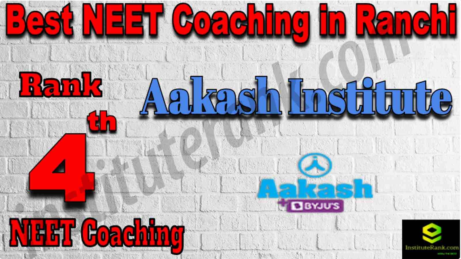 Rank 4 Best NEET Coaching in Ranchi