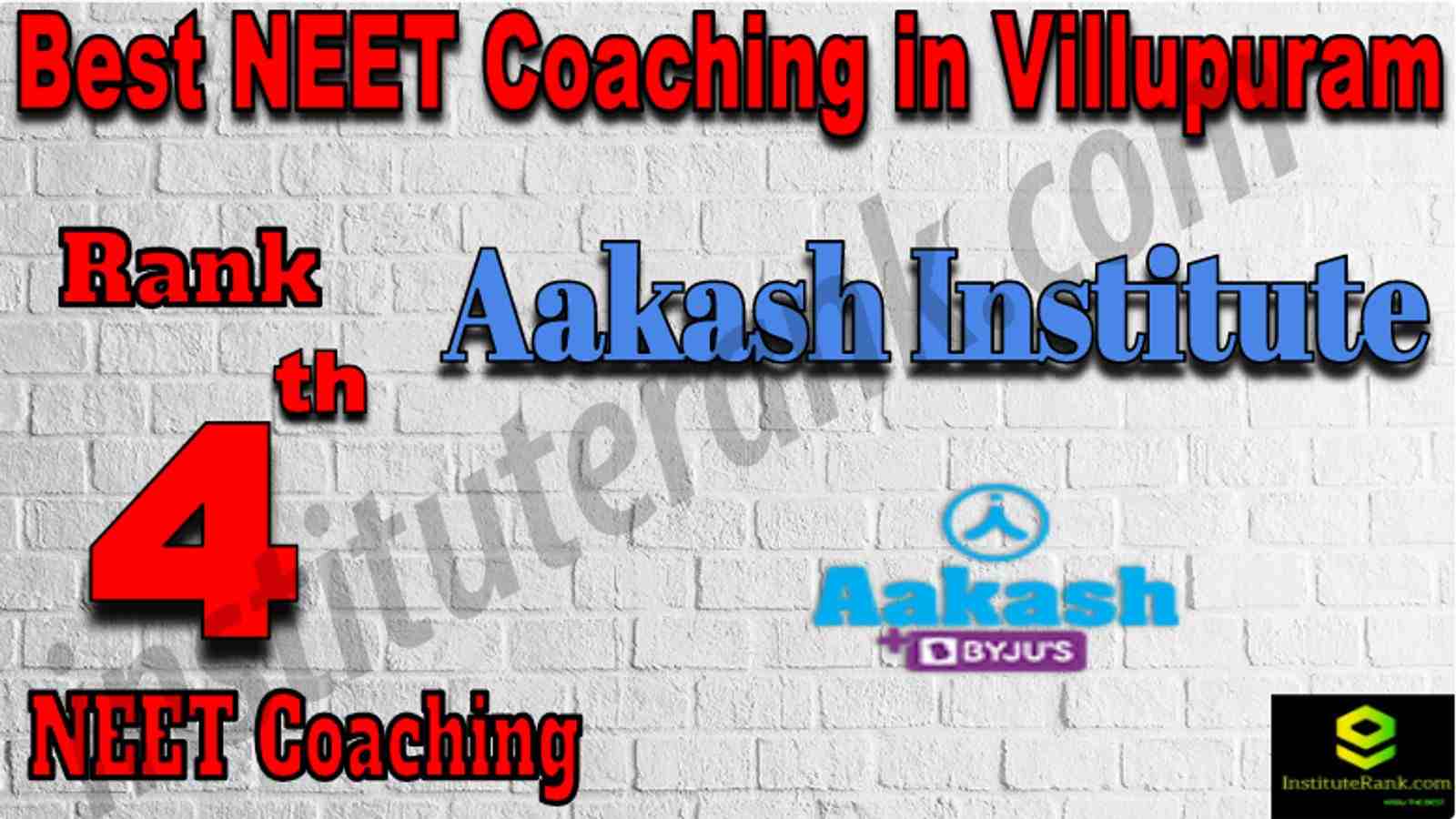 Rank 4 Best NEET Coaching in Villupuram