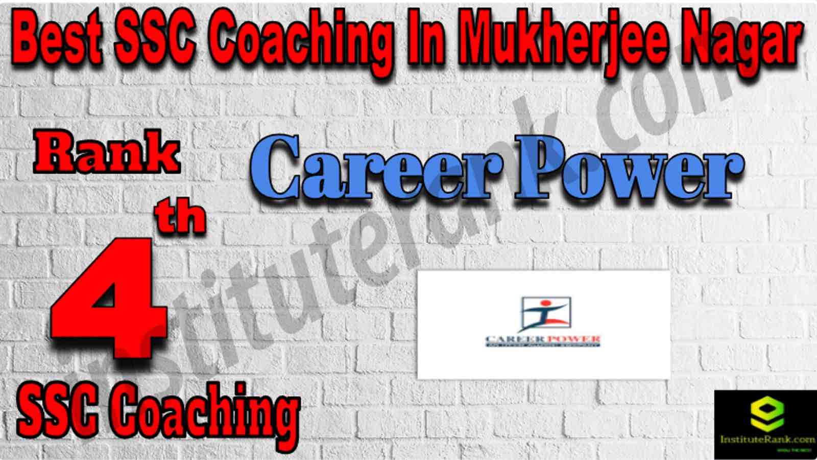 Rank 4 Best SSC Coaching in Mukherjee Nagar