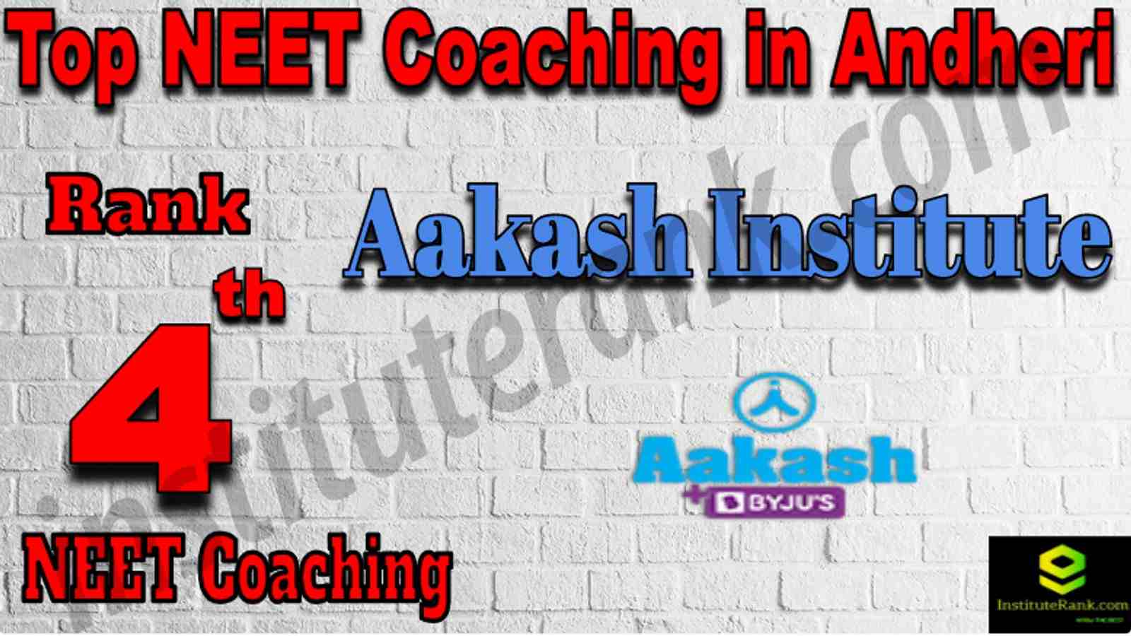 Rank 4 Top NEET Coaching in Andheri
