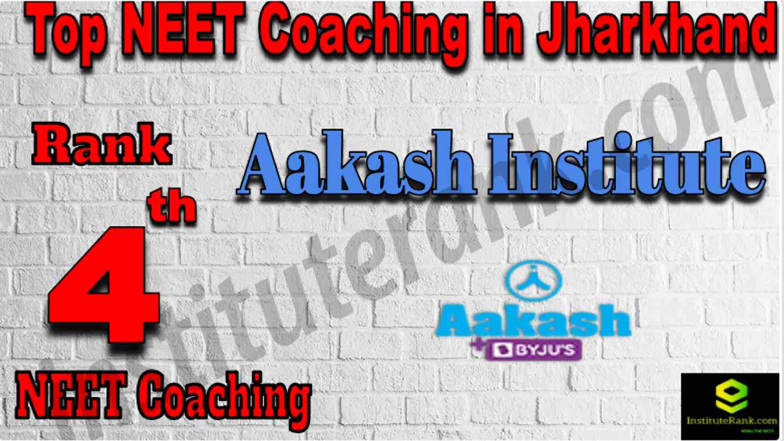 Rank 4 Top NEET Coaching in Jharkhand