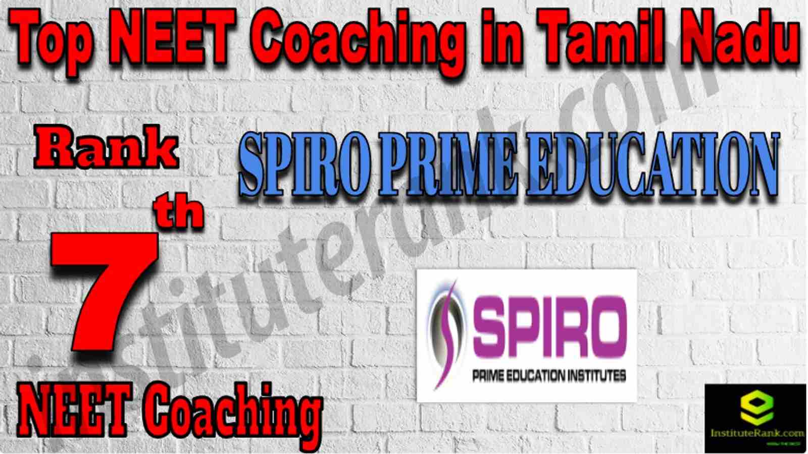 Rank 7 Top NEET Coaching in Tamil Nadu