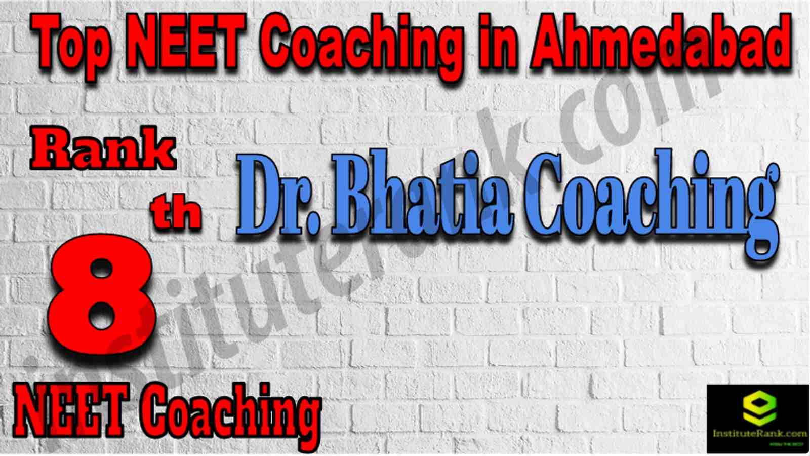 Rank 8 Top NEET Coaching in Ahmedabad