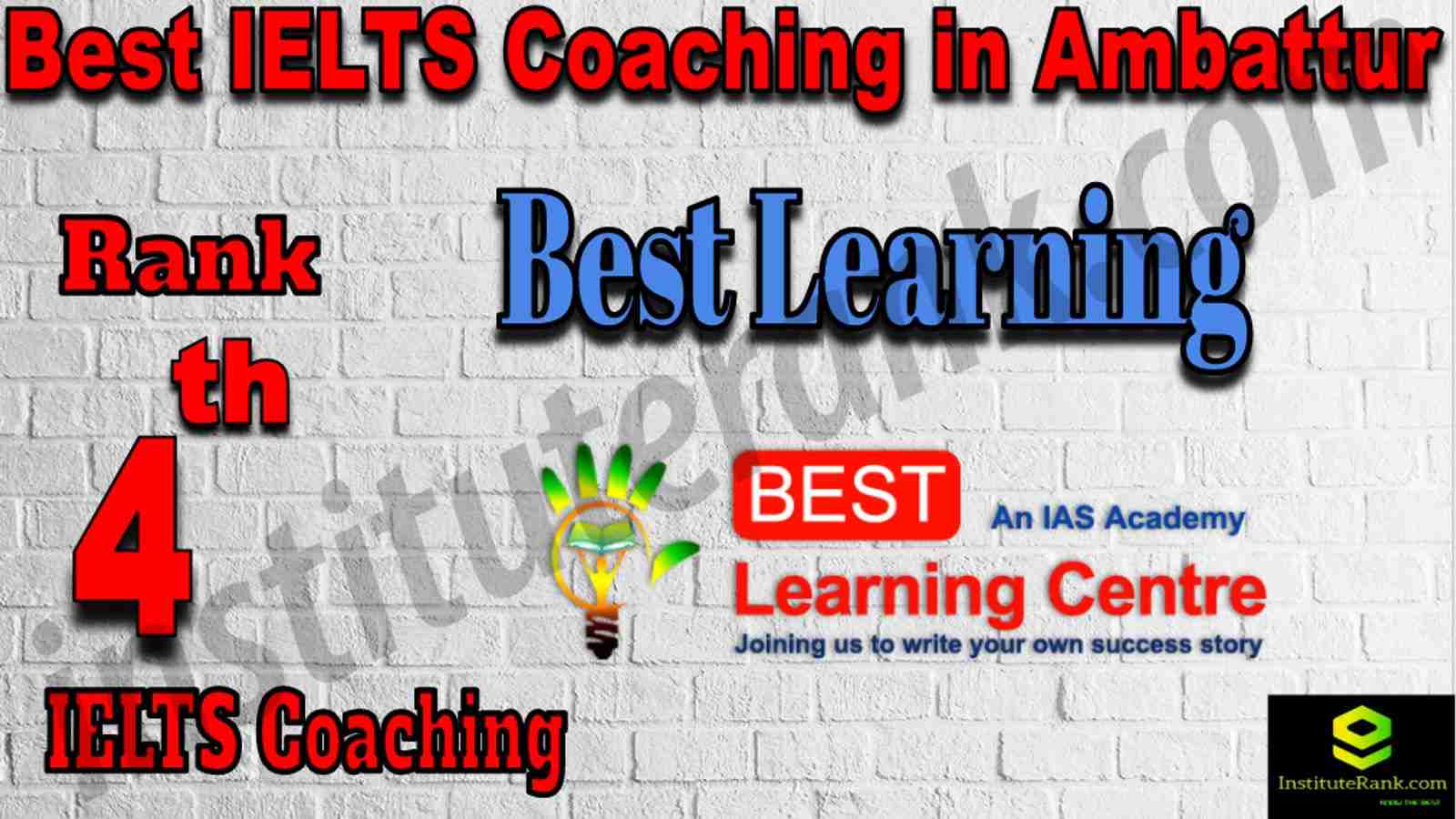 4th Best IELTS Coaching in Ambattur