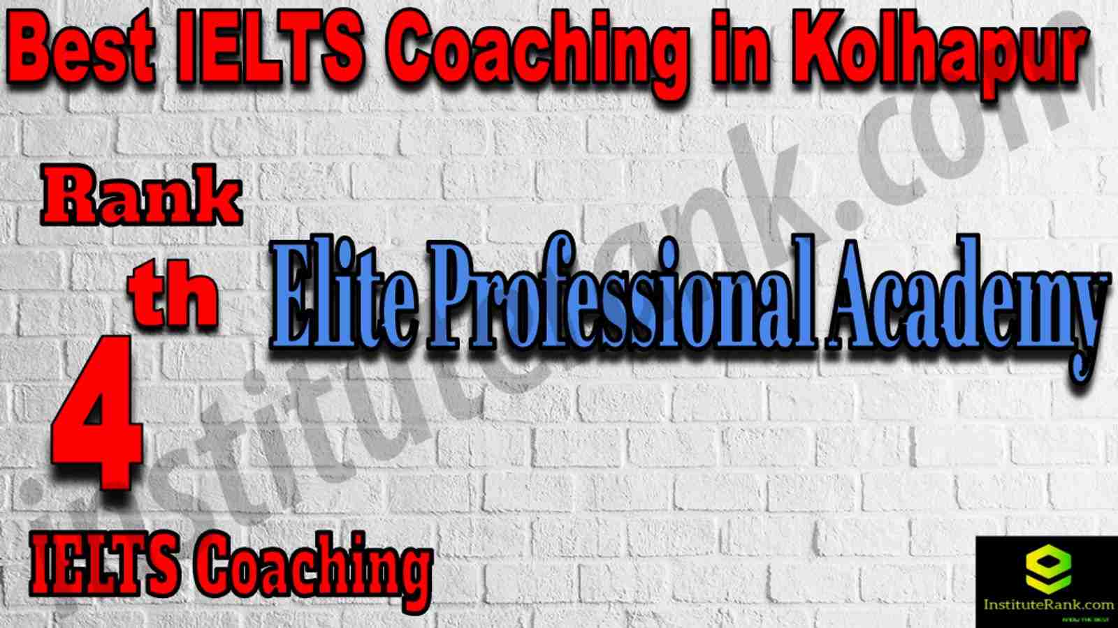 4th Best IELTS Coaching in Kolhapur