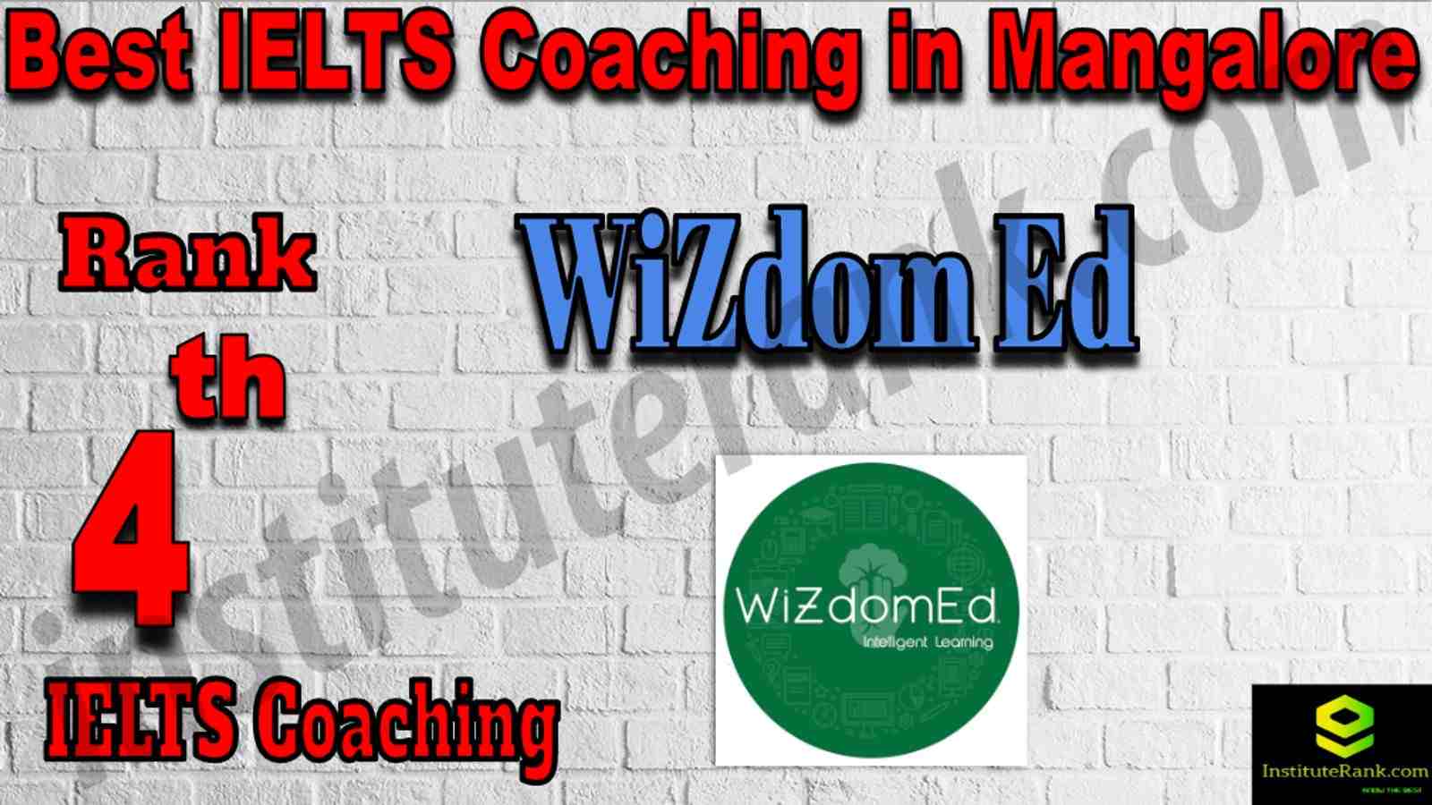 4th Best IELTS Coaching in Mangalore
