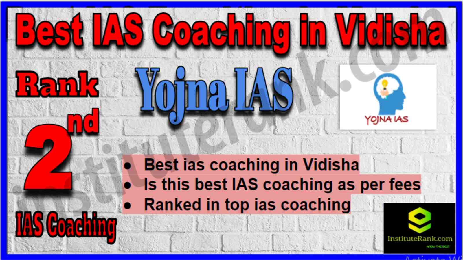 Rank 2 Best IAS Coaching in Vidisha Rank 2 Best IAS Coaching in Vidisha