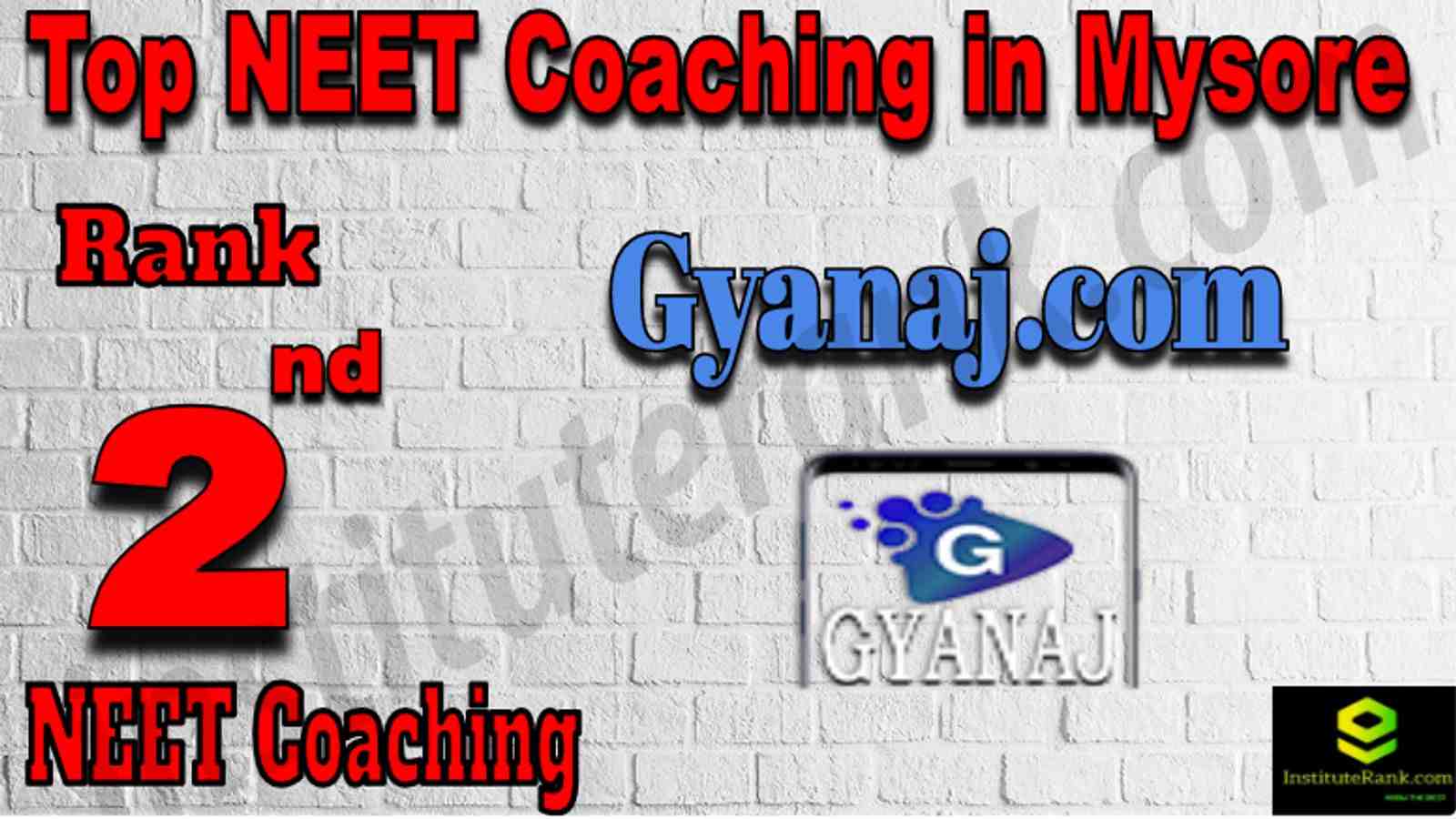 Rank 2 Top NEET Coaching in Mysore