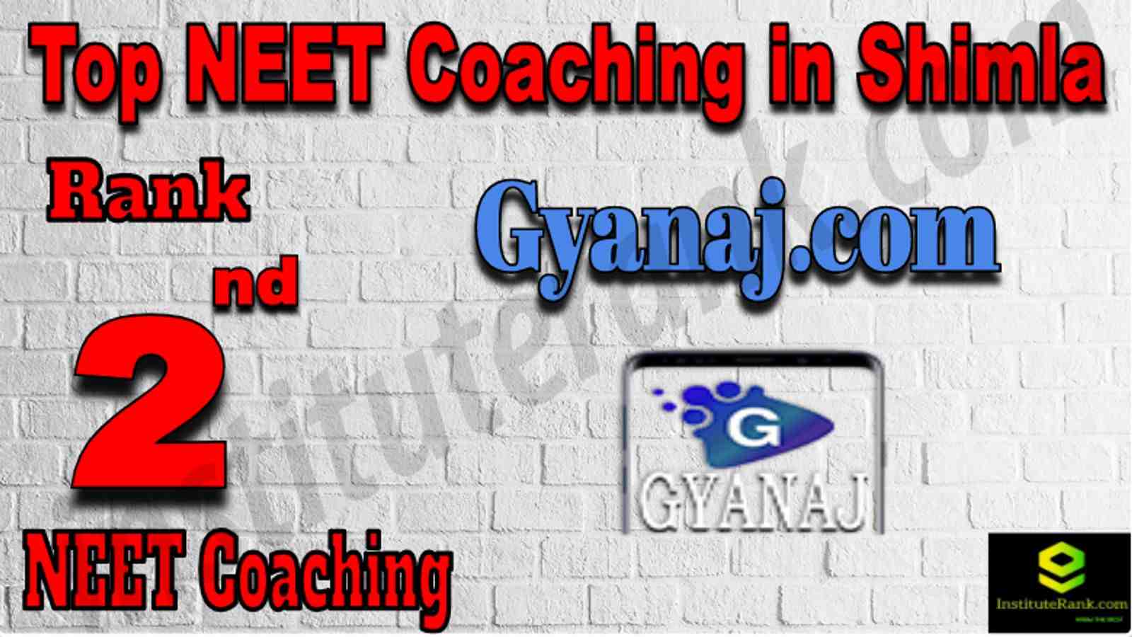 Rank 2 Top NEET Coaching in Shimla