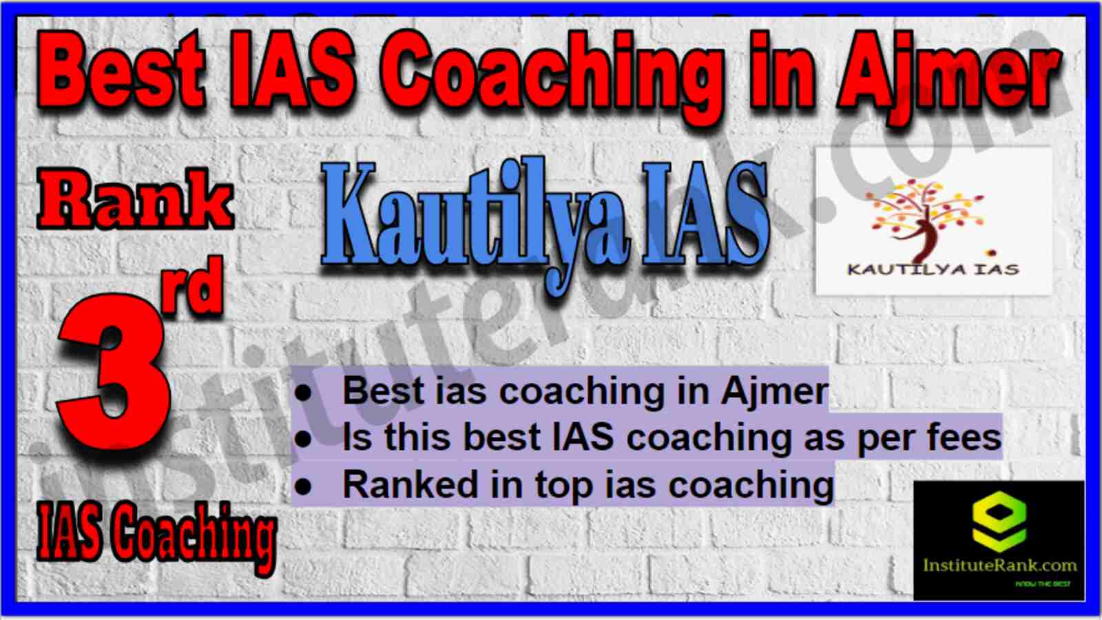Rank 3 Best IAS Coaching in Ajmer Rank 3 Best IAS Coaching in Ajmer
