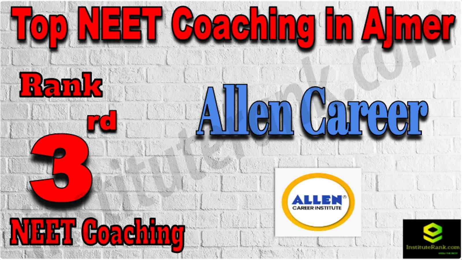 Rank 3 Top NEET Coaching in Ajmer