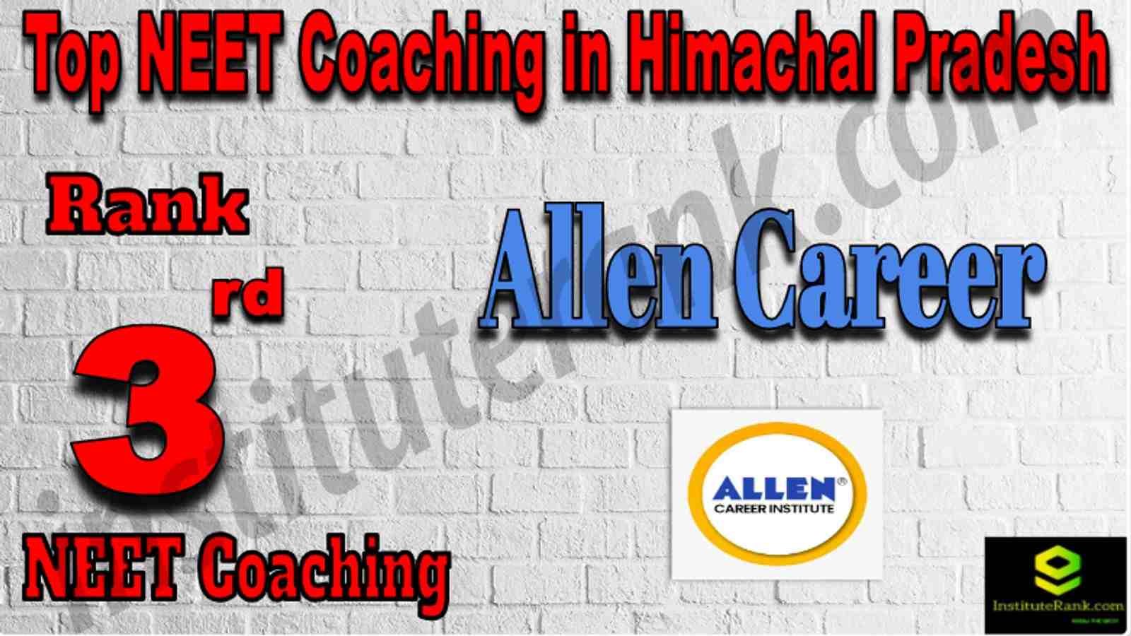 Rank 3 Top NEET Coaching in Himachal Pradesh