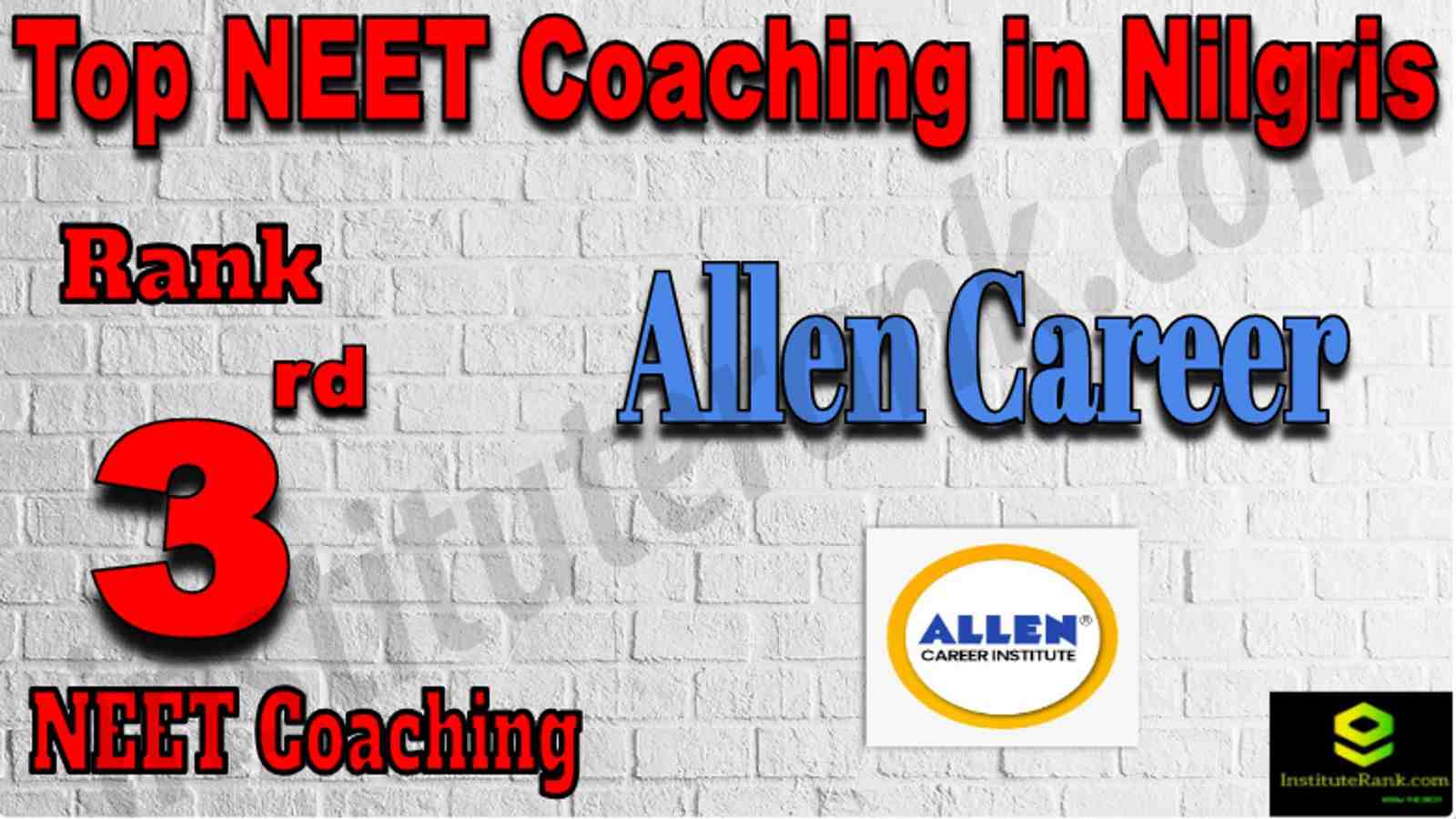 Rank 3 Top NEET Coaching in Nilgiris