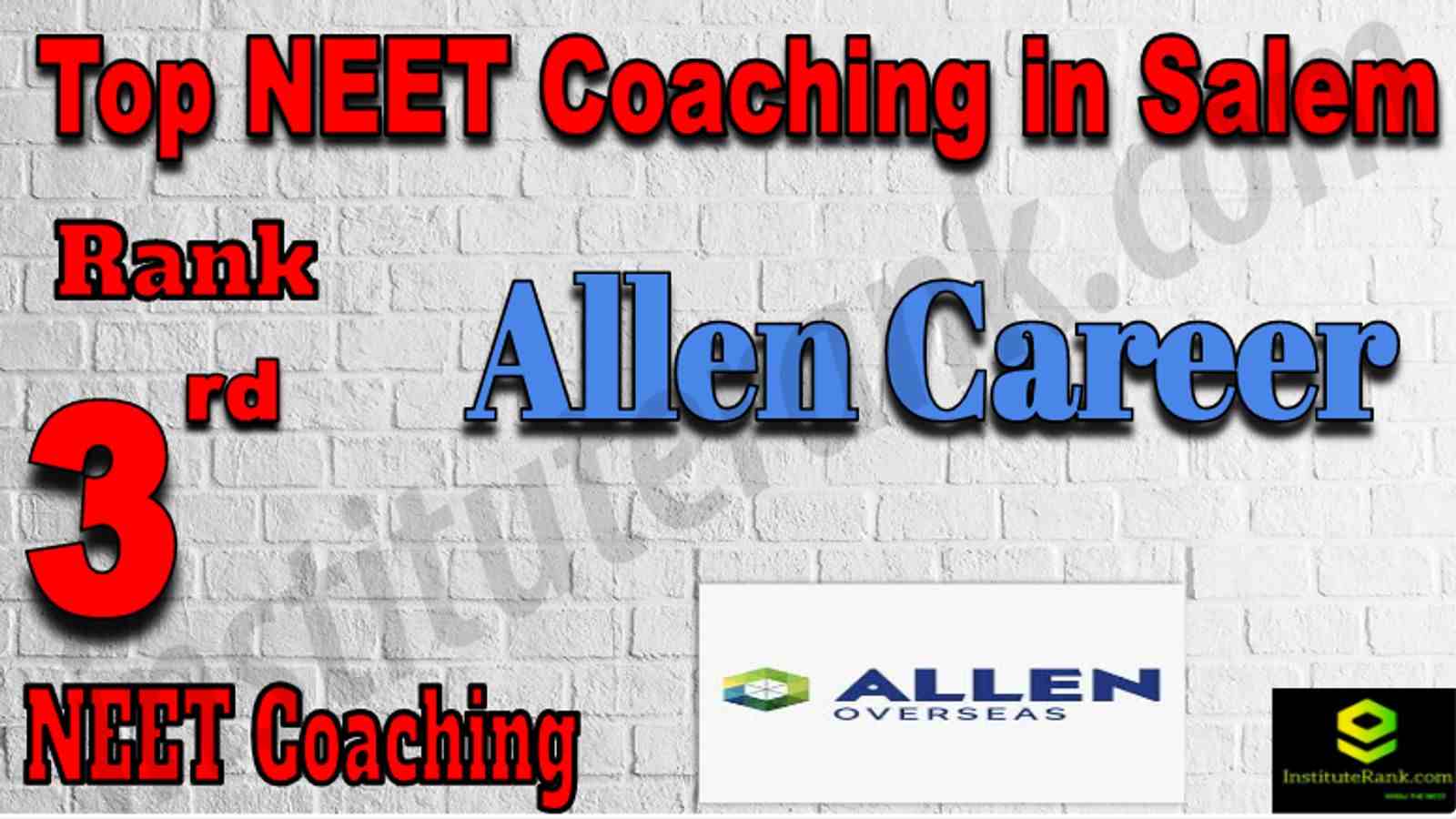 Rank 3 Top NEET Coaching in Salem