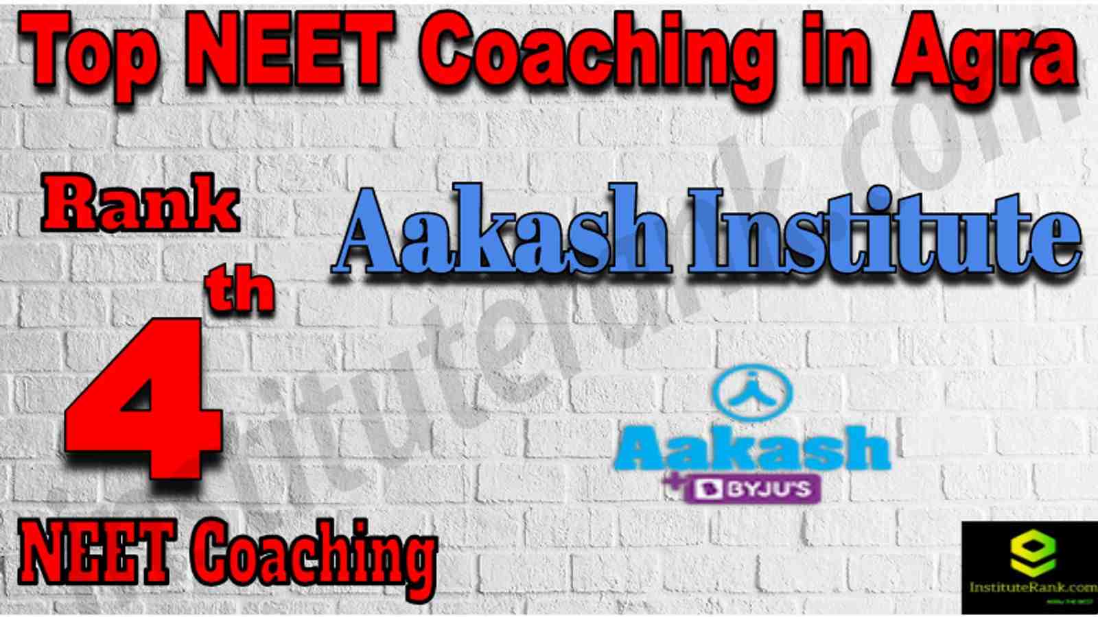 Rank 4 Top NEET Coaching in Agra